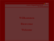 Tablet Screenshot of linguaexperts.at
